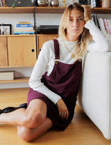 Burgundy dress Connie
