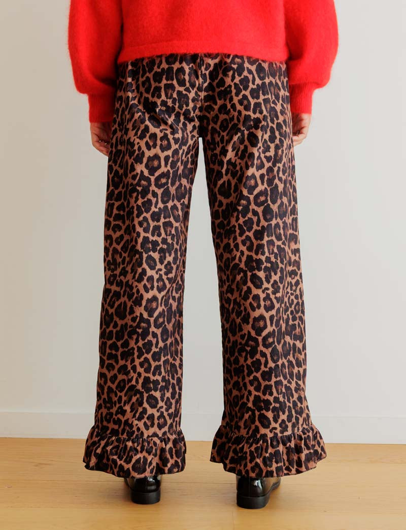 Arthur leopard trousers