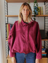 Chaqueta burdeos Virgile