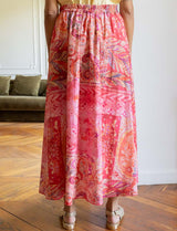Falda patchwork rosa Yvelle