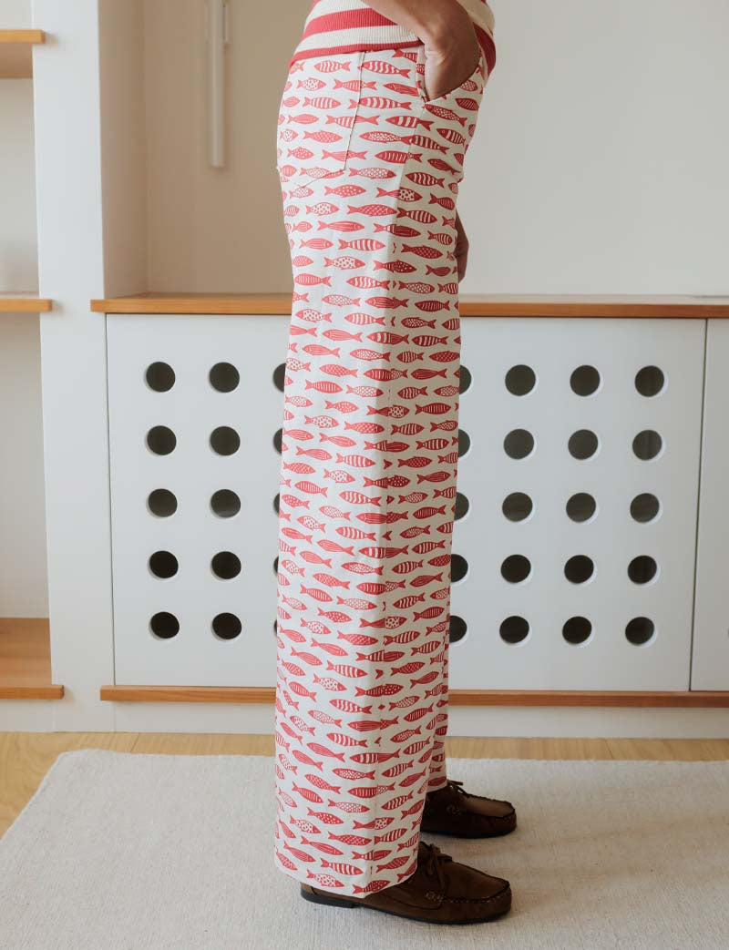 Pantalon écru Elio