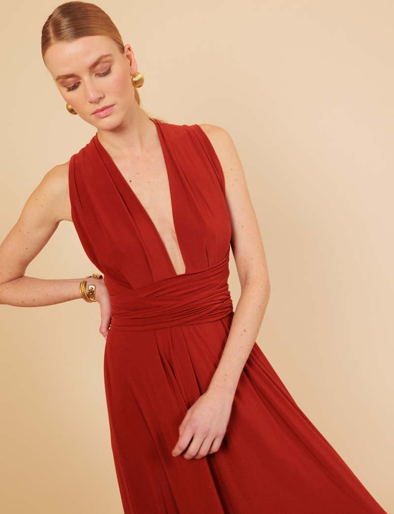 Robe multiposition terracotta Annabella