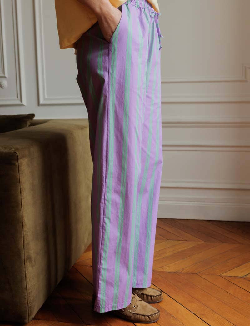 Lilac & Green Niko Pants