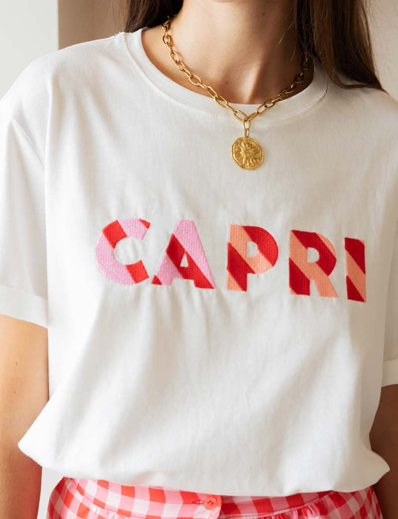 White Capri T-shirt