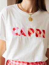 White Capri T-shirt