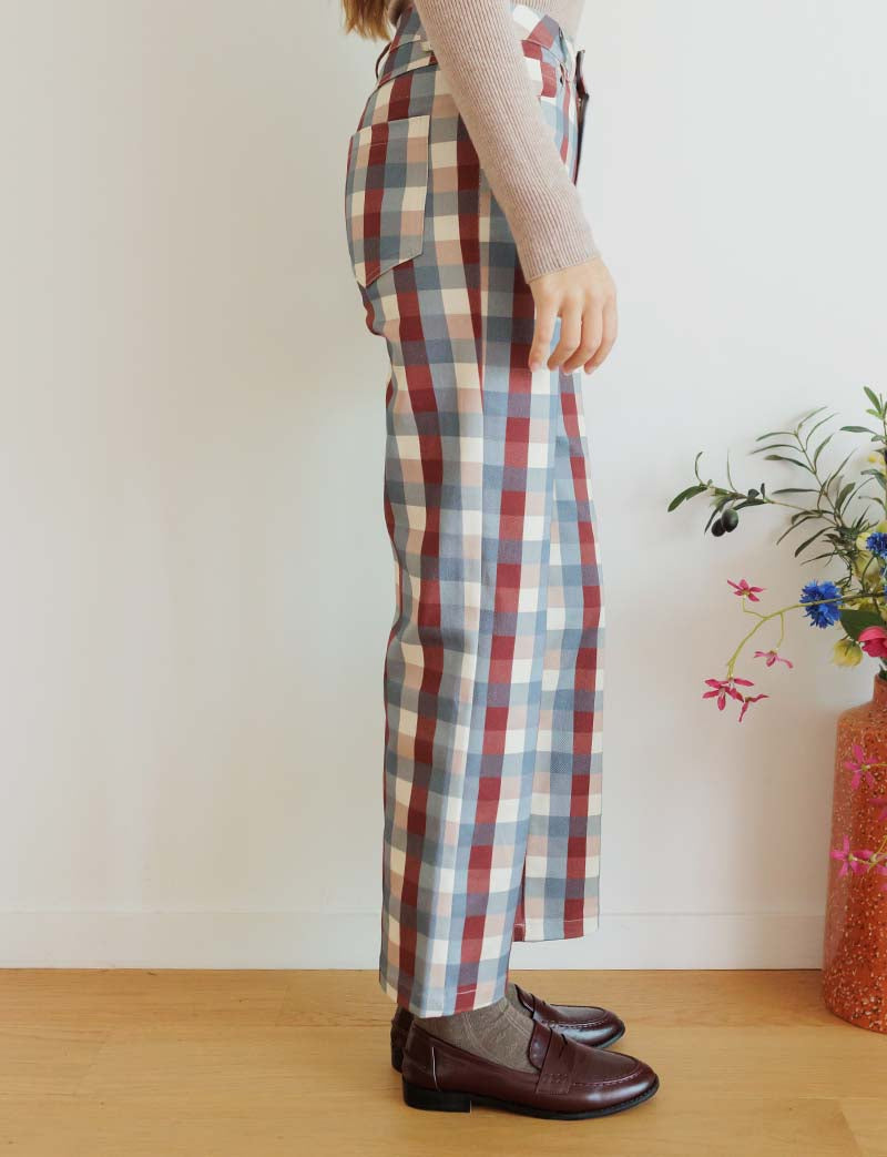Gingham Robin jeans