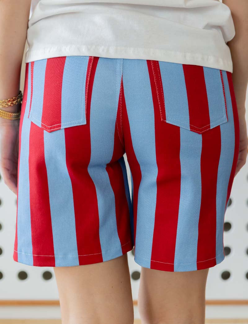 Shorts red & blue Marco