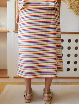 Multi-striped skirt 1 Yago