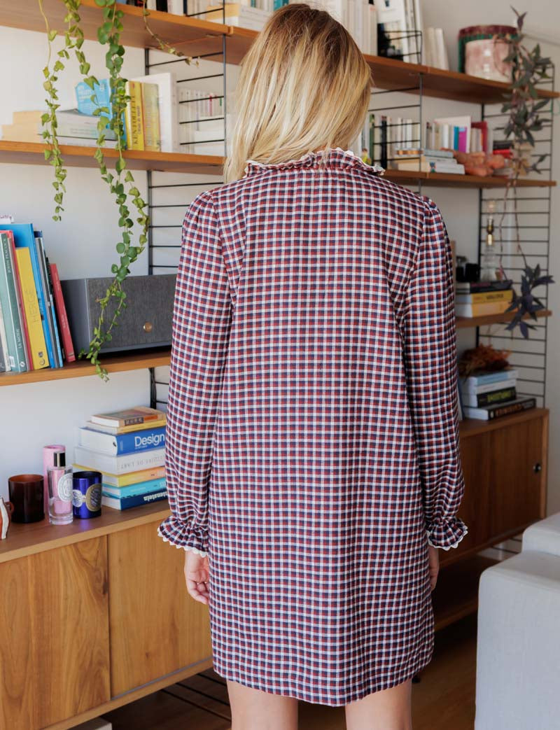 Robe à carreaux Asha