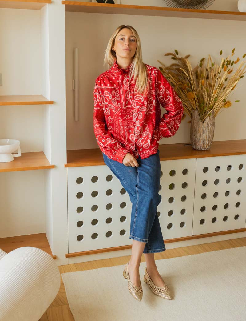 Red Bandana Shirt Gustava