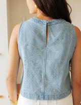 Navy Blue Nury Bandana