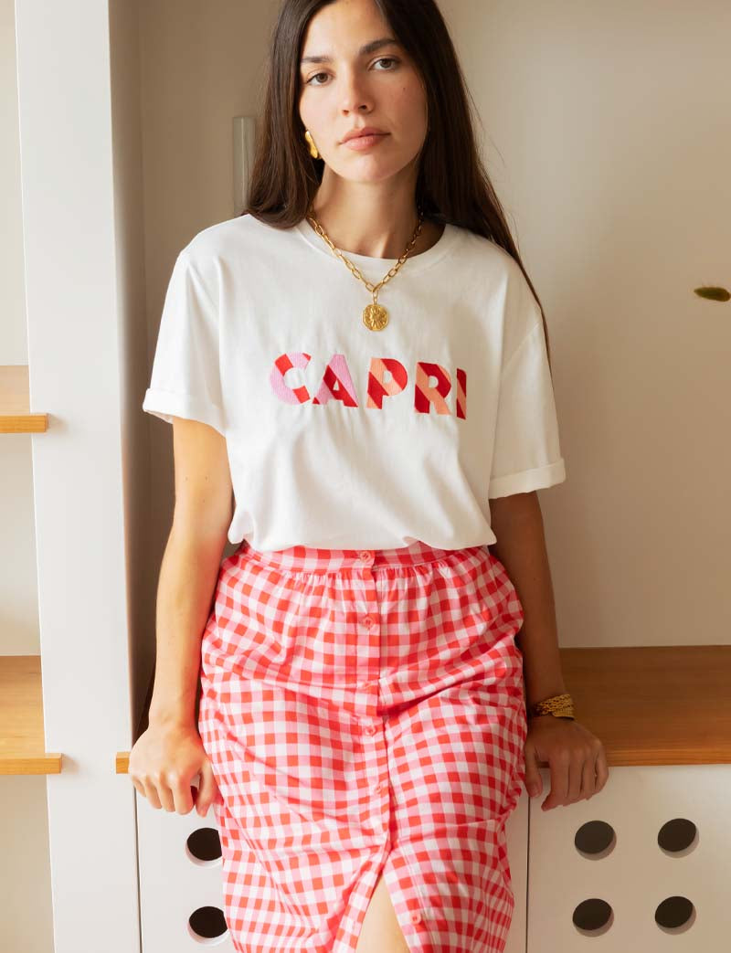 White Capri T-shirt