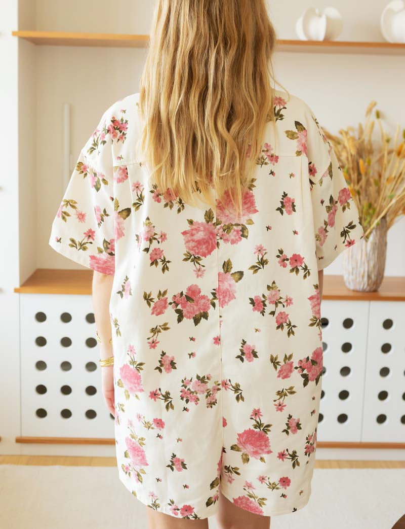 Off-white Marley floral romper