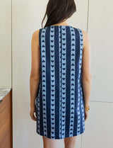 Robe bleue & coeurs Osma