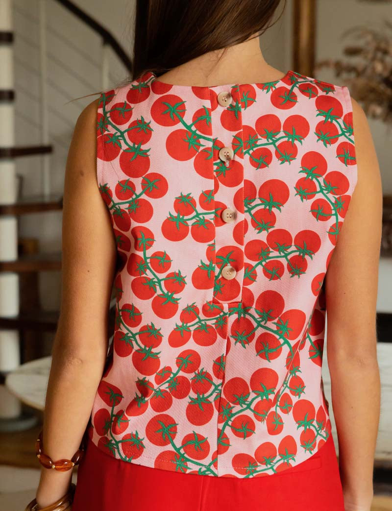Top rose & tomates Lezy