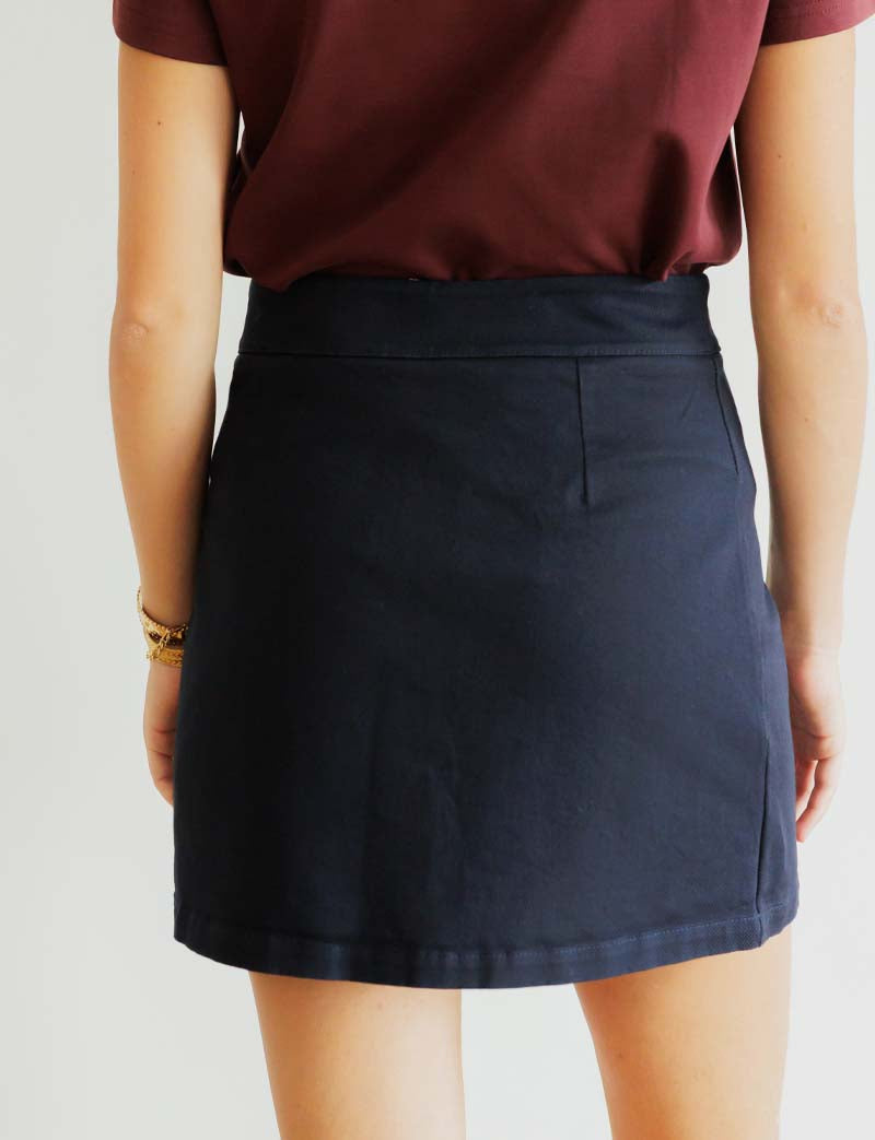 Roda navy skirt