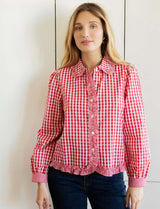 Chemise vichy rouge Sana