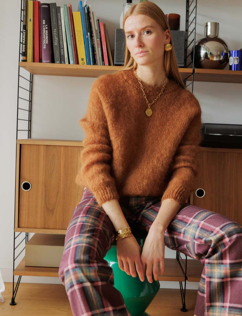 Edma rust sweater