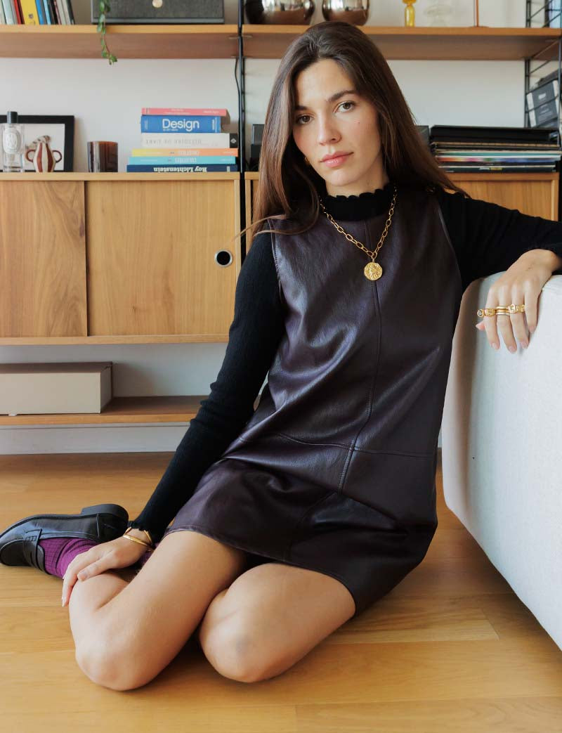 Burgundy dress Aner