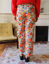 Pantalón floreado multicolor Jordy