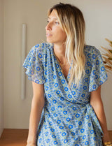 Blue floral Hasina dress