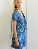 Blue floral romper Eliz