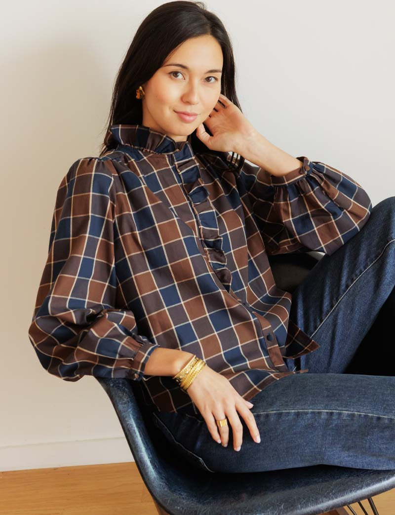 Camisa de cuadros Addie