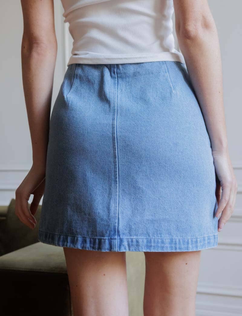 Frida denim skirt