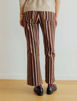 Renzo brown striped jeans