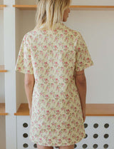 Robe jaune fleurie Monett