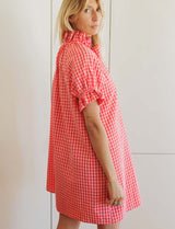 Robe vichy rouge Arlett