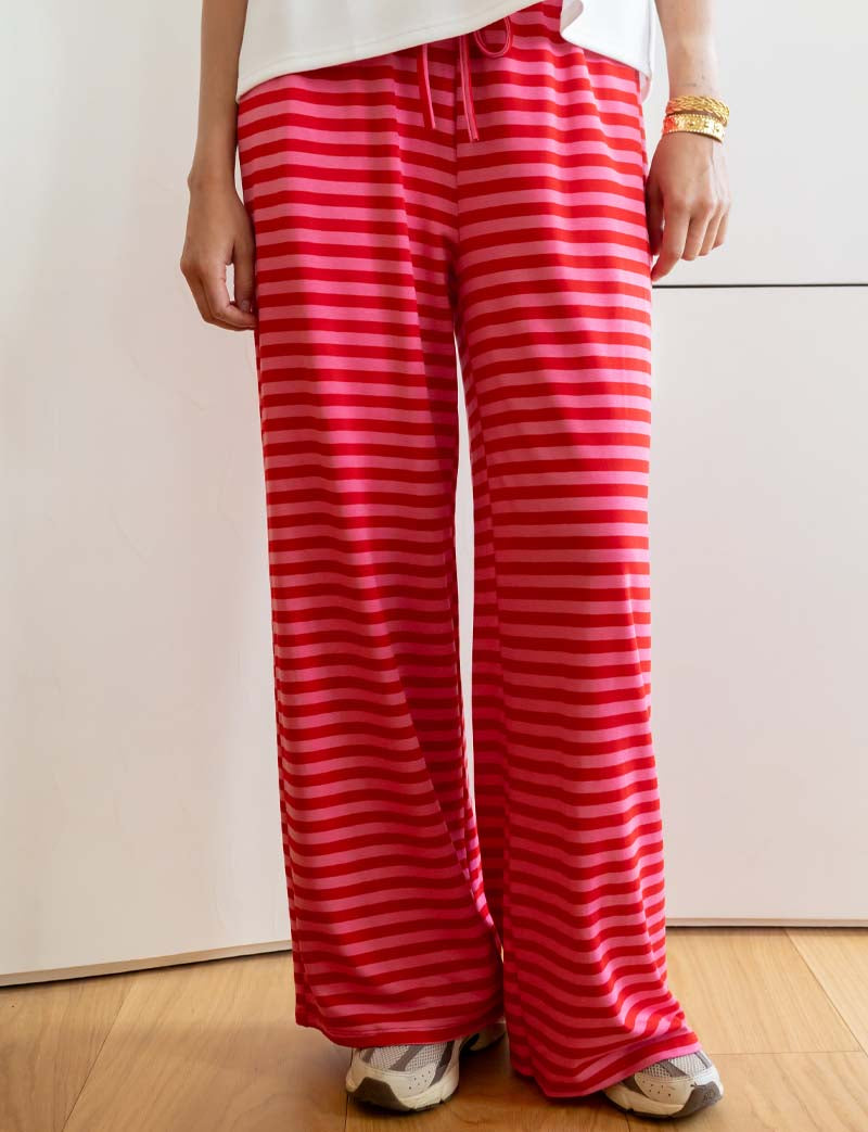 Pantalon rose & rouge Cooper