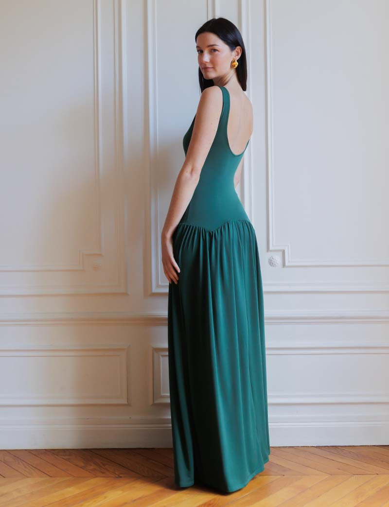 Robe verte Chloé