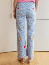 Blue Vichy Jeans Victor