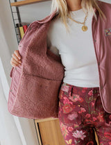 Chaqueta rosa viejo Leone