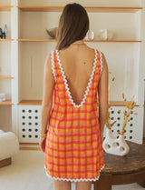 Robe vichy multi Calia