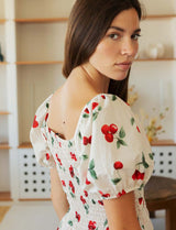 Robe cerises Estela