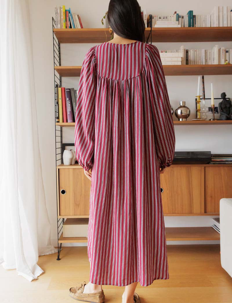 Vestido burdeos Vivy