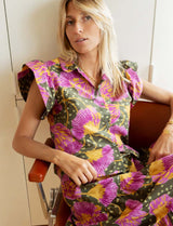 Olive blouse Ezgi
