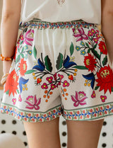Printed Bay short skirt