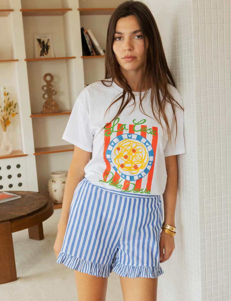 Short à rayures bleues Izan