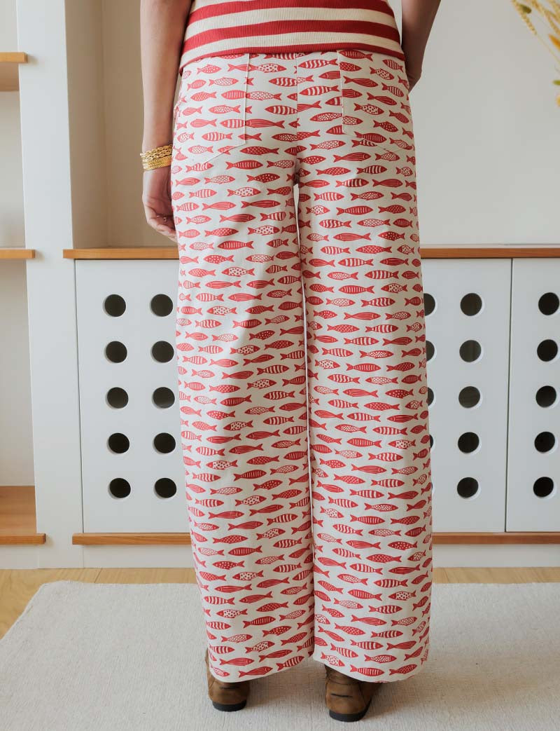 Pantalon écru Elio