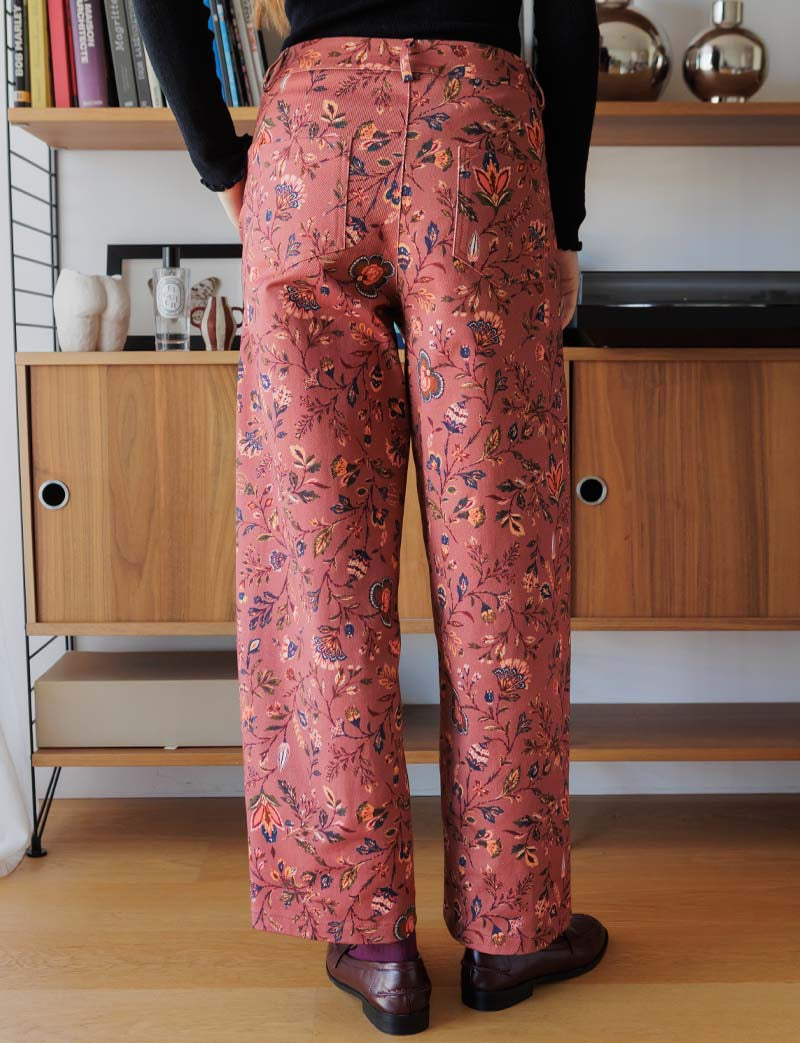 Floral blush jeans Bary