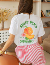Camiseta blanca Sweet Peach