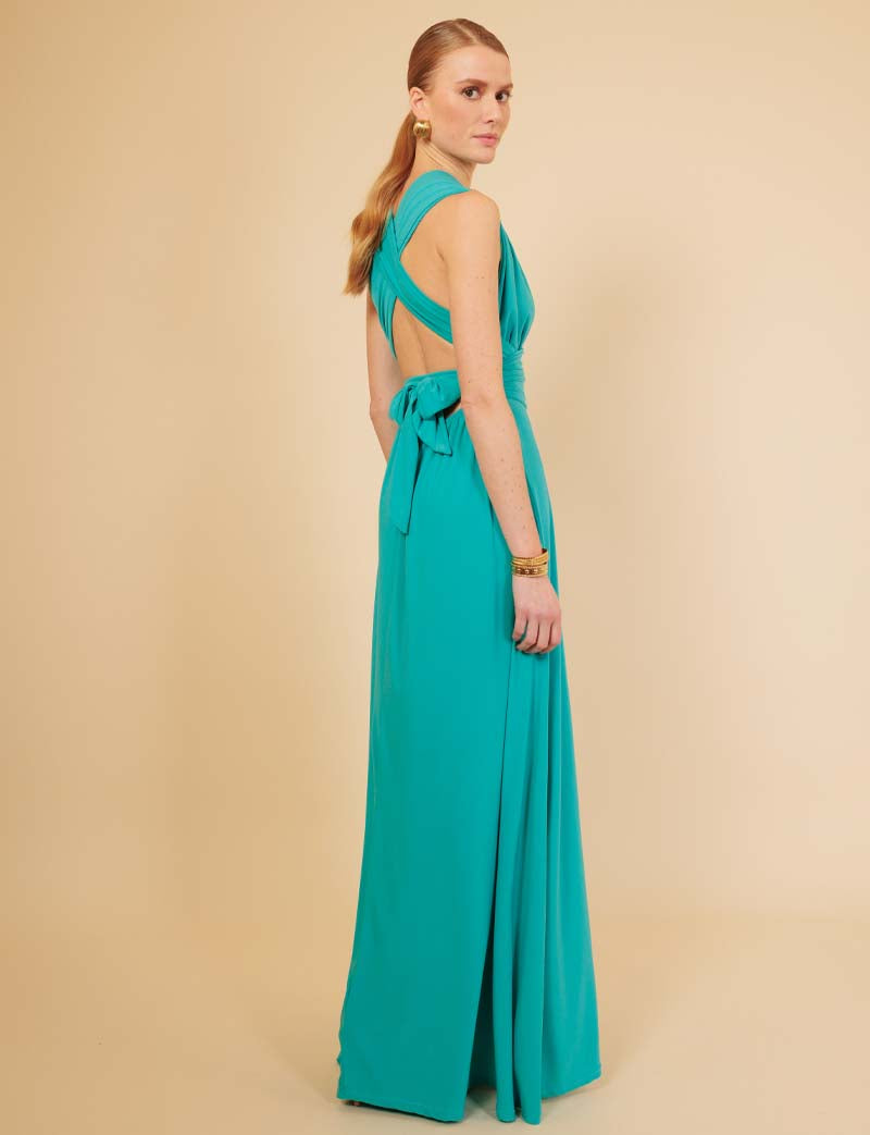 Annabella turquoise multiposition dress