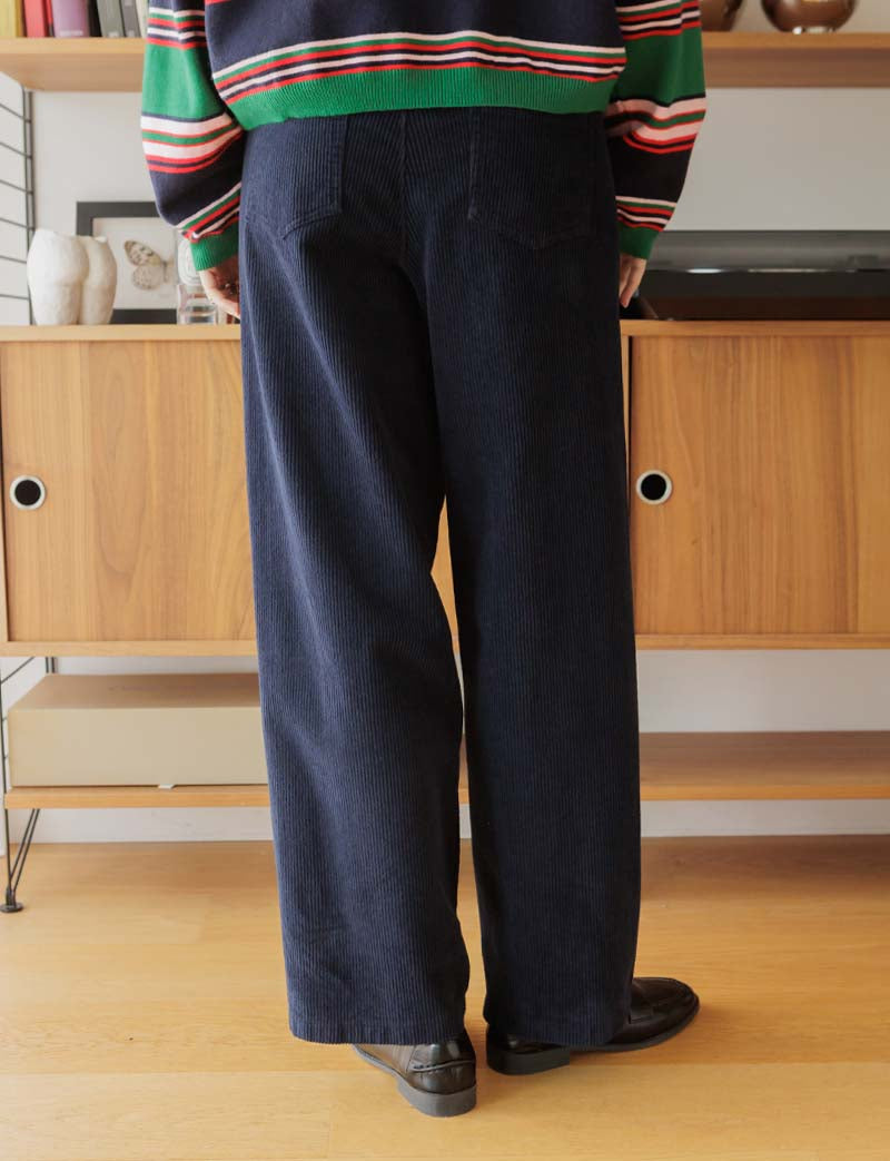 Navy Dylan trousers