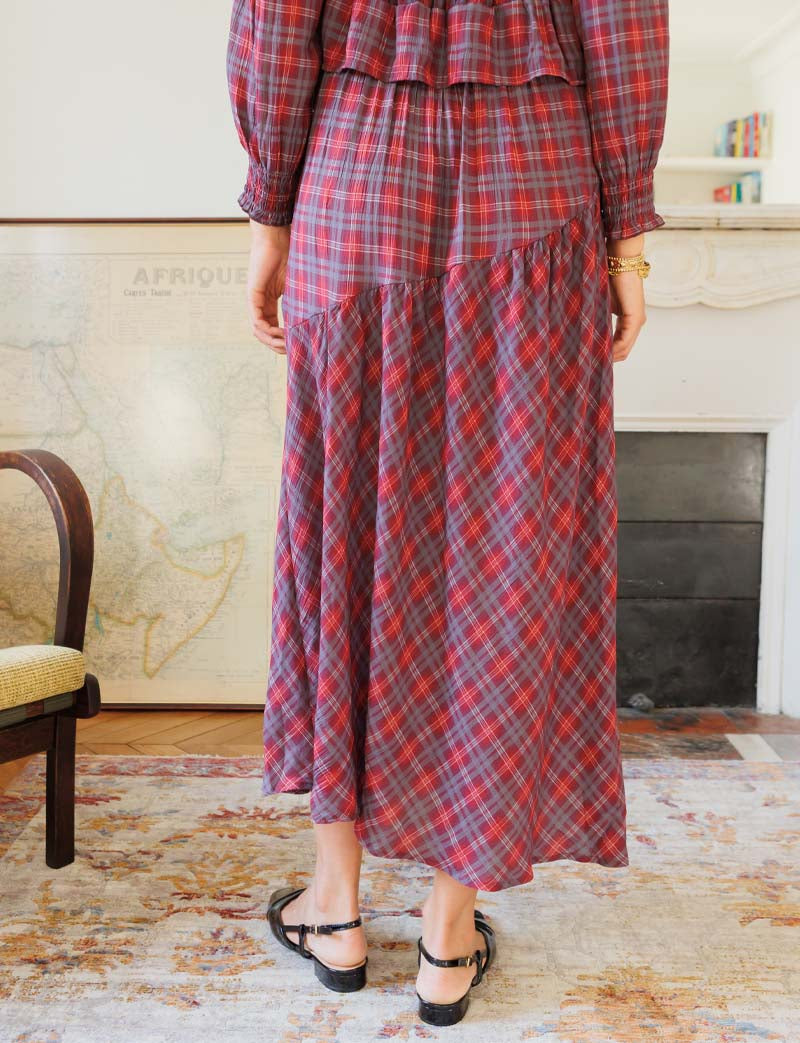 Marisol plaid skirt