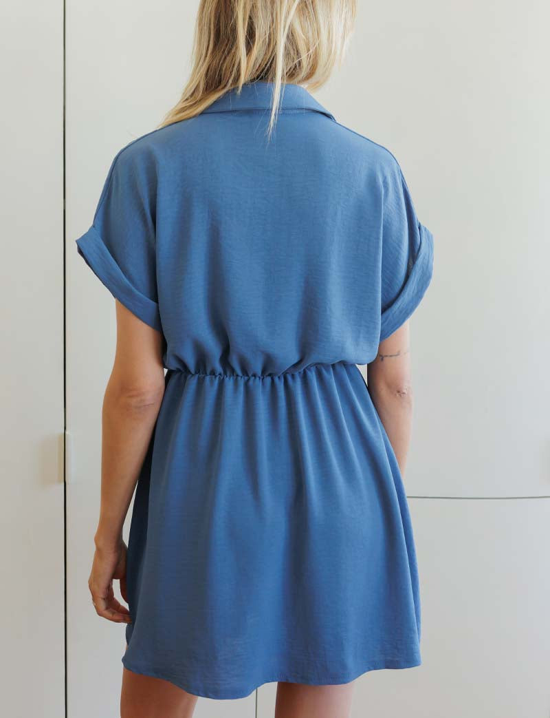 Vintage blue Soltan dress