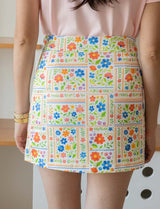Floral Patchwork Skirt Hely