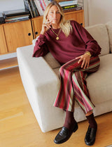 Sweat bordeaux Honoré